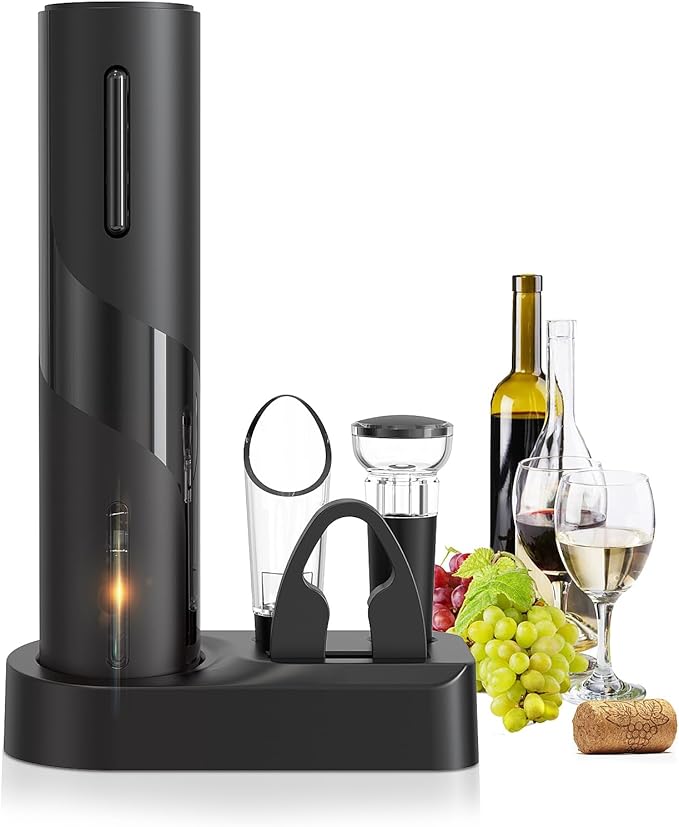 Sacacorchos Eléctrico Con Accesorios Premium