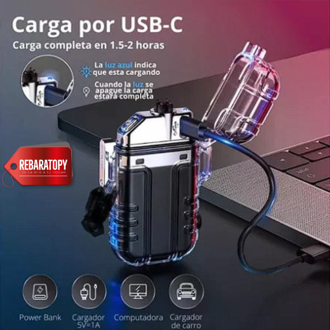 Encendedor Recargable con Potente Panel Led