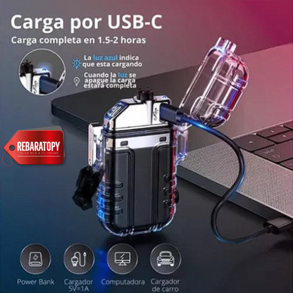 Encendedor Recargable con Potente Panel Led