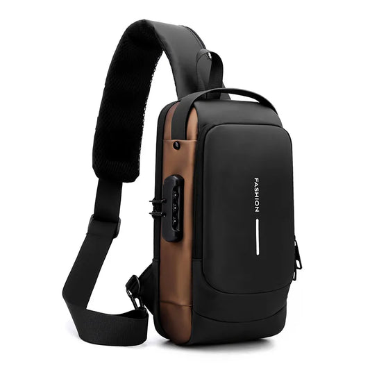 Bolso Antirobo Impermeable Para Hombres