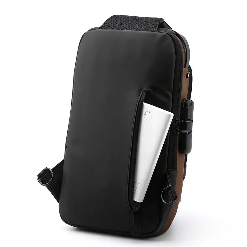 Bolso Antirobo Impermeable Para Hombres