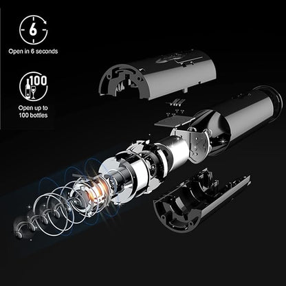 Sacacorchos Eléctrico  Con Accesorios Premium